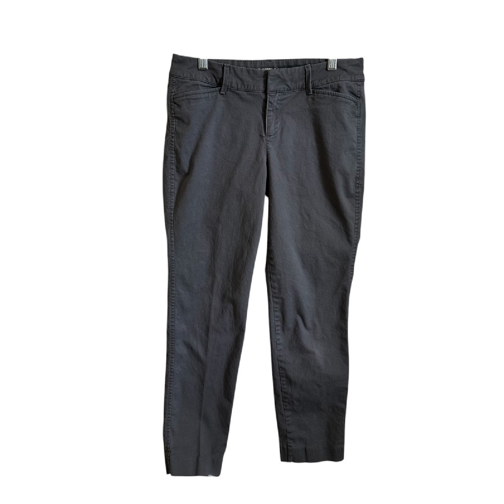 Old Navy Pixie Pants Gray Casual‎ Stretch Career Cropped Size 2 Regular